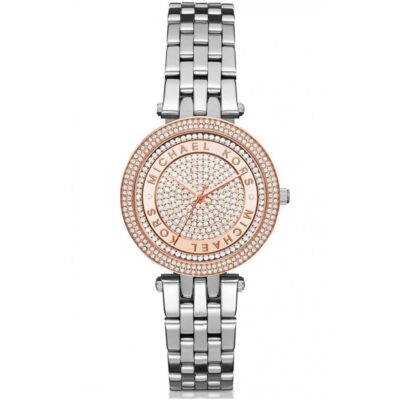 Michael Kors Ladies Mini Darci Rose Gold Watch - MK3446